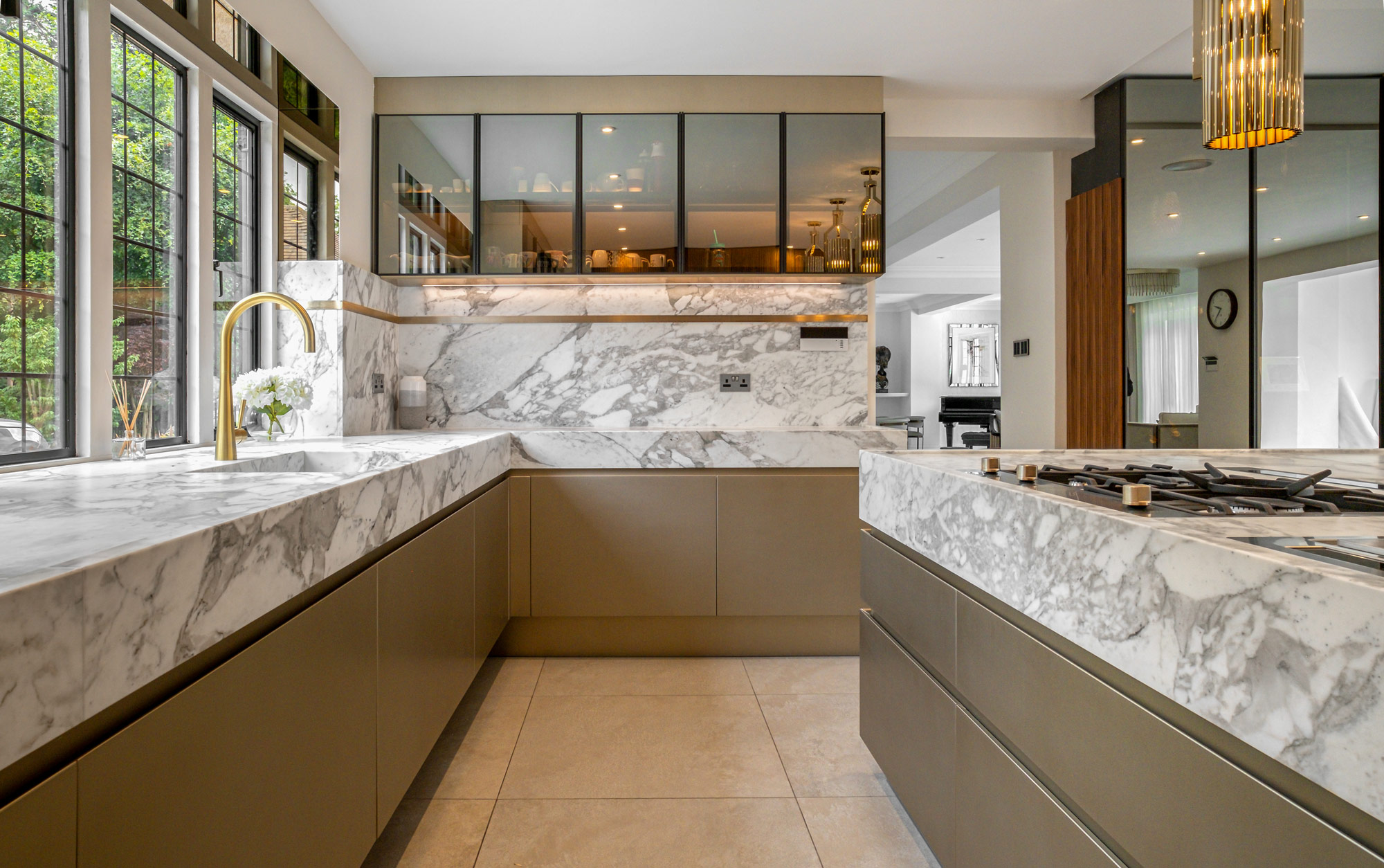 Moor Park Hertfordshire kitchen detail | Italian luxury kitchen by Fontana London | Design as Art