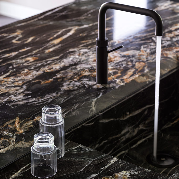 Fontana bespoke kitchen hertfordshire signature sink detail | Design as Art